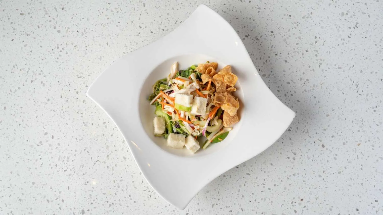 Choptha salad - traditional Indian chopped vegetable salad